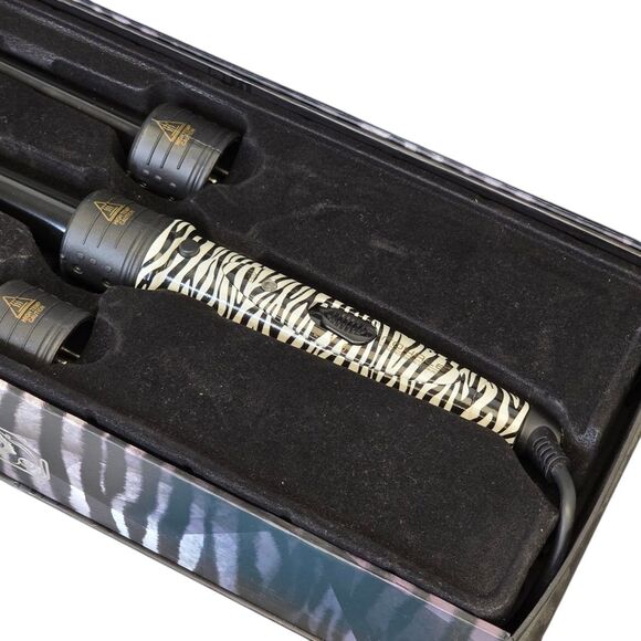 Pro Royale Professional 3 Piece Curler Set Zebra Print - Picture 15 of 16